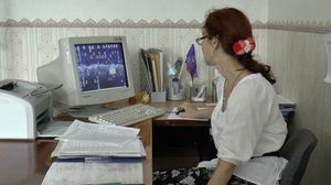  УДАЧИ МАКС! - Режиссер фильма Ирина Соколова, подготовка сцены в кабинете 